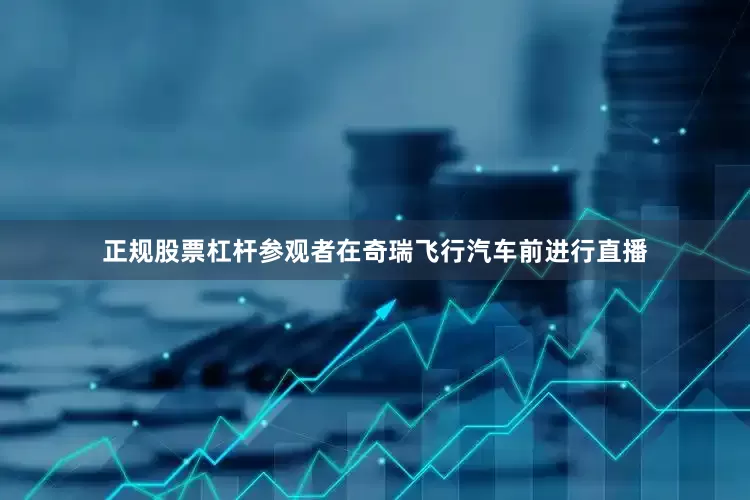 正规股票杠杆参观者在奇瑞飞行汽车前进行直播