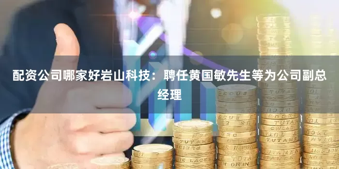 配资公司哪家好岩山科技：聘任黄国敏先生等为公司副总经理